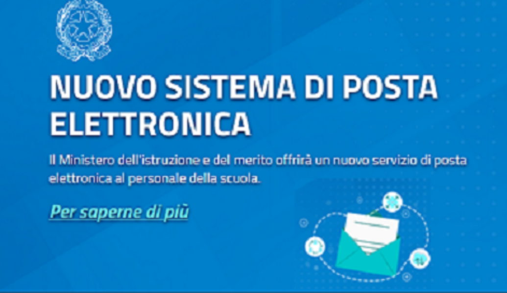 Nuovo sistema di posta elettronica per Docenti e ATA – Informativa